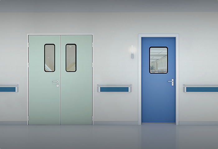 Puertas y ventanas para salas blancas