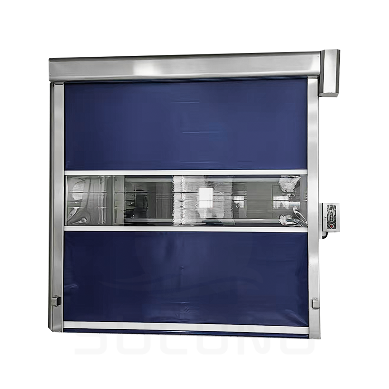 Puerta enrollable de PVC
