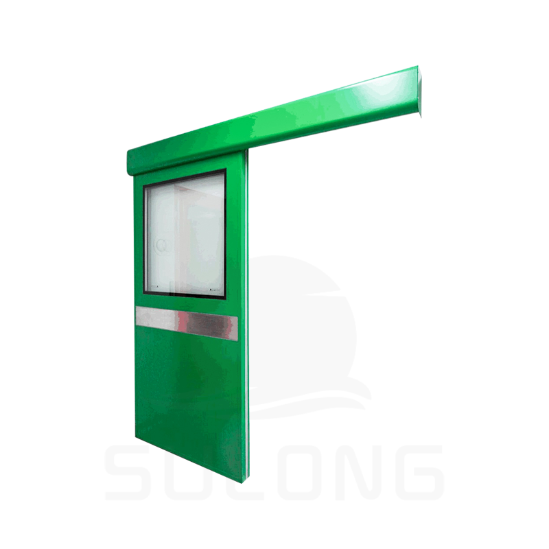 Puerta eléctrica para sala blanca