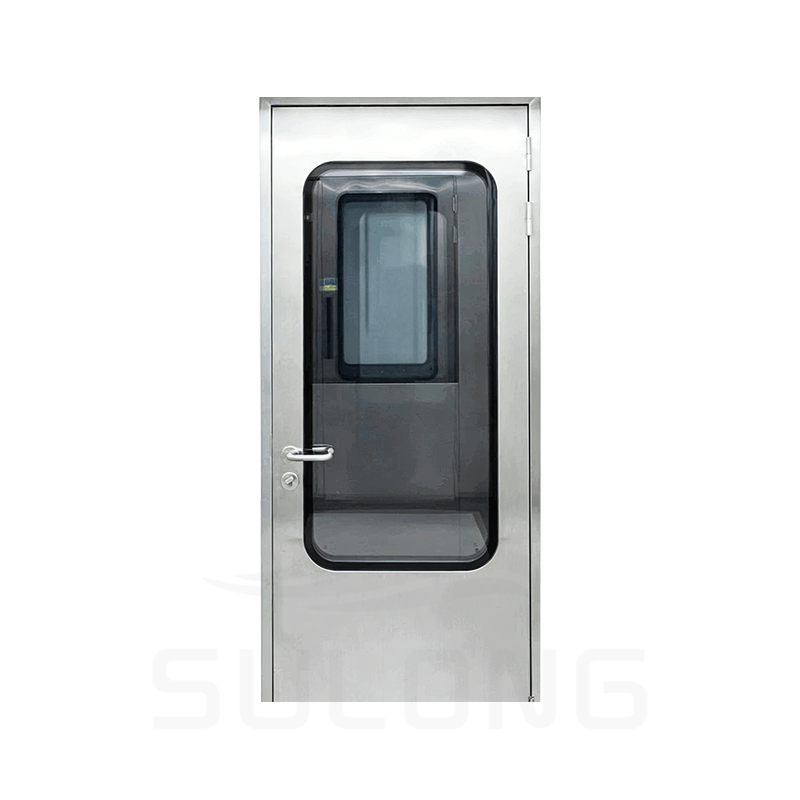 Puerta de sala limpia de acero inoxidable